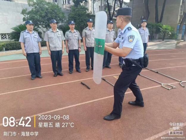 獵鷹護航秋季開學，強化駐校保安員培訓